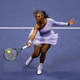 Serena Williams of the United States returns the ball during her women’s singles semi-final match against Anastasija Sevastova of Latvia on Day Eleven of the 2018 US Open at the USTA Billie Jean King National Tennis Center on September 6, 2018 in Queens, New York City.